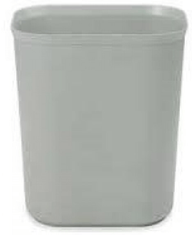 picture of Rubbermaid Fire Resistant Wastebasket 13.2 L - Grey - [SY-R050711] - (HP)