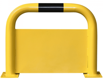 Picture of BLACK BULL Protection Guard with Under-run Protection - Indoor Use - Total Height: 600mm, Width: 750mm and Underrun Height: 400mm - Yellow/Black - [MV-196.17.125] - (LP)