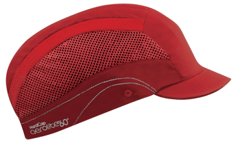 picture of JSP - Hardcap Aerolite 60° Lightweight Bump Cap - 2.5cm Peak - Red - [JS-AAG002-100-600]