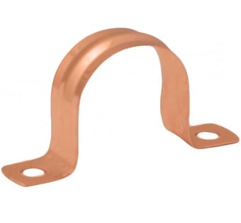 picture of 22mm Copper Pipe Clips - 5 Packs of 5 (25pcs) - CTRN-CI-PA119P