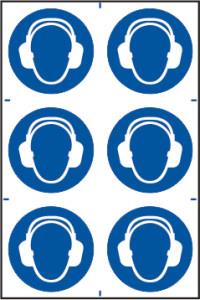 Picture of Spectrum Ear protection symbols - PVC 200 x 300mm  - SCXO-CI-0028