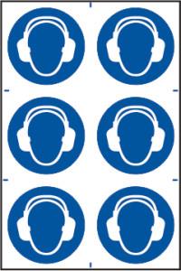 Picture of Spectrum Ear protection symbols - PVC 200 x 300mm  - SCXO-CI-0028