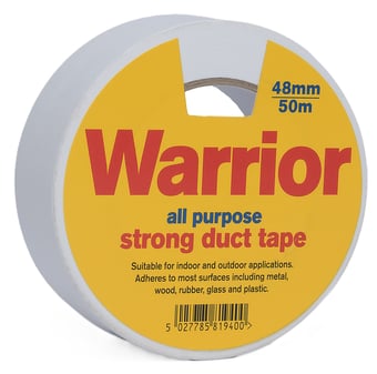 picture of Warrior Easytear Duct Tape - White - 48mm x 50m - [ULT-00424850WHWR]