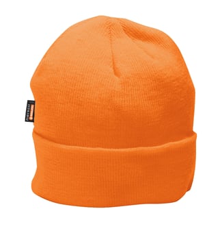 Picture of Portwest Orange High-Performance Knit Cap Insulatex&trade; - One Size - [PW-B013ORR]