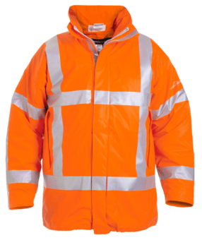 Picture of Hydrowear Norfolk Multi Hydrosoft Waterproof Lined Parka - Orange - BE-HYD066850OR