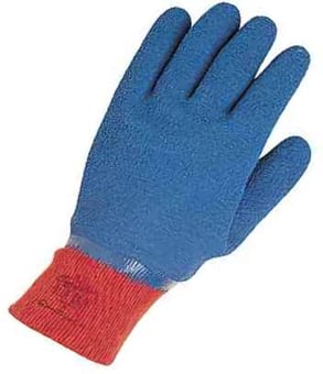 Picture of Polyco Blue Grip Latex Gloves - BM-8402