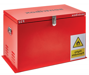 picture of Sentribox - F32 Mini COSHH Box - Storage Vault - 560H x 450W x 800L mm - [SB-F32]