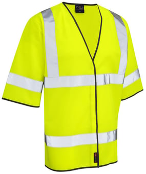 Picture of Hi Vis Yellow Gorwell Half Sleeve Waistcoat - LE-S02-Y