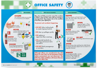 Picture of Office Safety Poster - 59cm x 42cm - [CM-5405033]