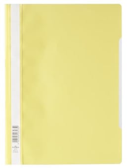 Picture of Durable - Clear View Folder A4 - Yellow - Pack of 25 - [DL-252304]