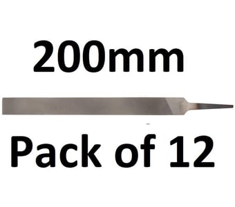 picture of Draper - Smooth Cut Hand File - 200mm - Pack of 12 - [DO-60213]