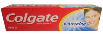 Picture of Colgate Whitening Toothpaste 100ml - Fluoride & Calcium - [PD-TP856] - (NICE)
