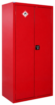 picture of QMP Flammable Liquid Storage Cupboard - 3 Shelves - 1800H x 900W x 460D mm - [QM-CFL189046ZRX] - (LP)