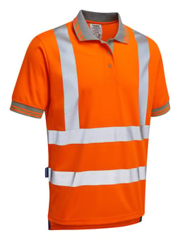 picture of Pulsar Rail Orange Spec Polo Shirt - PR-PR176