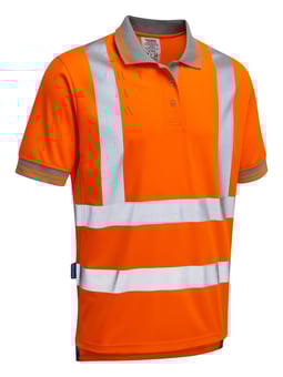 picture of Pulsar Rail Orange Spec Polo Shirt - PR-PR176