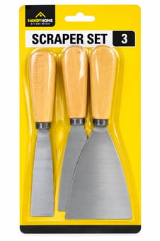 picture of 3 Piece Scraper Set - DIY Decorating and Surface Preparation Tools - [OTL-313650]
