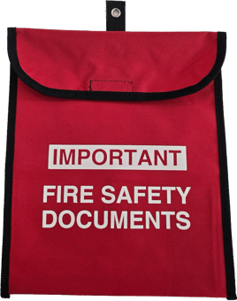 picture of FlameDefend - Fire Safety - Red Documents Holder - [SHU-E-DH-01]