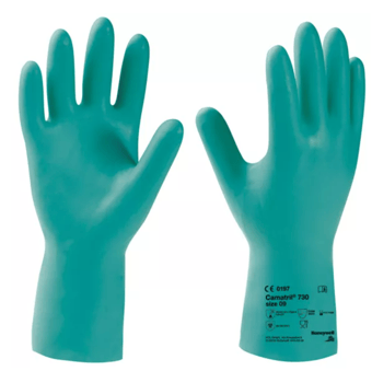 Picture of Camatril 730 Nitrile Chemical Protective Gloves - HW-073008141E