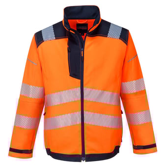 Picture of Portwest Hi-Vis Orange/Navy Work Jacket - PW-T500ONR