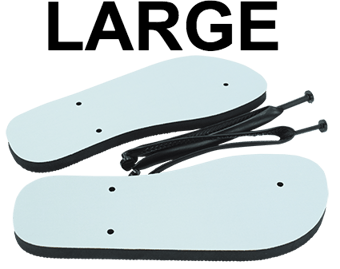 picture of Branded With Your Logo - Flip Flops + Straps - Large 10-12 - Pair - [MT-FLIP-FLOP/NEW/L]