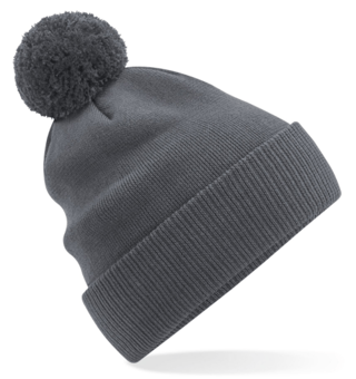 picture of Beechfield Organic Cotton Snowstar Beanie - Graphite Grey - [BT-B450N-GPH] - (DISC-R)