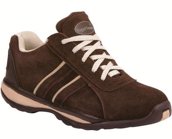 picture of Rugged Terrain Chocolate Safety Trainers SB SRA - BN-GR68CB - (DISC-R)