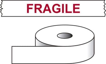 picture of Spectrum Fragile – Printed Tape 50mm x 66m – SCXO-CI-P0352