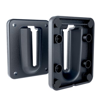 Picture of Skipper - Screw-In Wall Receiver Clip - Screws Holes to Allow for Permanent Attachment to Any Surface - [SK-006]