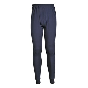Picture of Portwest - Navy Blue Flame Resistant Anti-Static Leggings - [PW-FR14NAR]