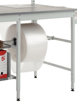 Picture of QMP Mini Under Bench Roll Holder to Suit 1800mm Workbench - Light Grey - [QM-BPMINRHUB18L]