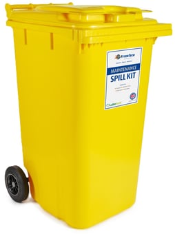 picture of FyterTech 240L Maintenance Spill Kit - 2 Wheeled Bin - [DA-17-1240]