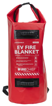 picture of Firechief LithShield Tough EV Fire Blanket - 6 x 8m with Red Backpack - FEVBT608 - [HS-104-1089] - (LP)
