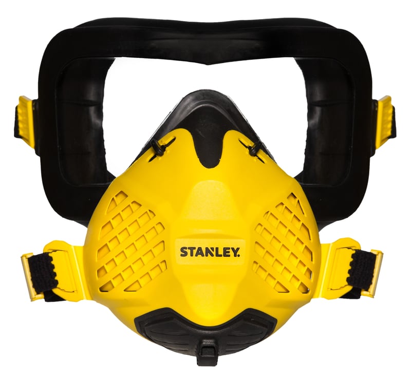 Stanley Visor and Dust Mask Respirator with Face-Fit-Check and P3 Fitted Filters - [STH-F03.1.005]