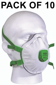 picture of Betafit FFP3V Premium Moulded Respirator With Valve - Pack of 10 - [BTF-BF2030V]