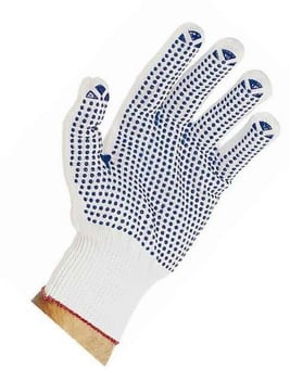 Picture of Microlin Cooper Budget Pick and Go Nylon Polka Dot Gloves - MC-PG