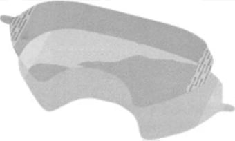 Picture of 3M Peel-Off Covers for 3M Full Face Mask 7907S - Pack of 100 - [3M-7992] - (DISC-X)