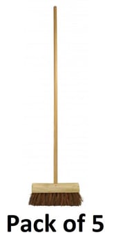 picture of Bass/Cane Brush Complete with Handle - 13" - Pack of 5 - [CI-80099]