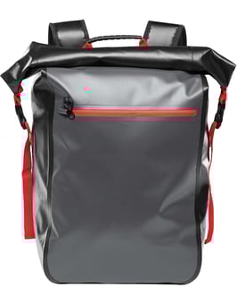 Picture of Stormtech Bags Kemano Backpack - Waterproof - Black/Graphite/Bright Red - [BT-FCX-1-BGBR]
