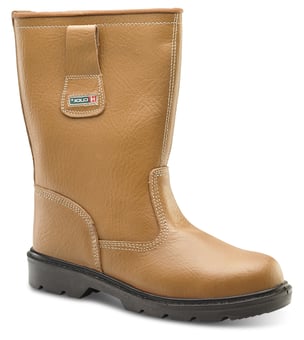 picture of Beeswift Tan Brown Leather Rigger Safety Boot S1P SRC - BE-RBUS
