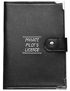 Picture of AFE Leather Licence Cover - [AE-PPLCOVERBLACK]