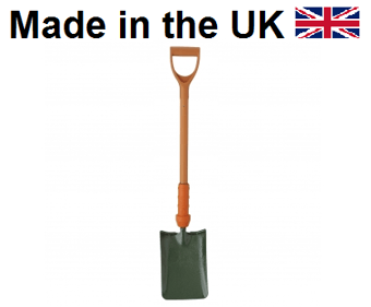 picture of Bulldog Powerbreaker Insulated Square Trench Shovel - Treaded - [ROL-PD5TSINR]