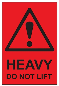 Picture of Slingsby Self Adhesive Packaging Labels - 150 x 100mm - Heavy - Do Not Lift - Roll of 1000 - [SLB-423466] - (LP)