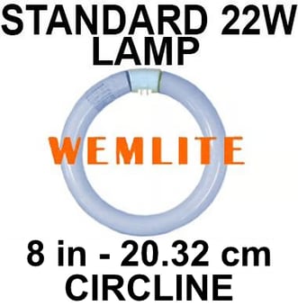 picture of Wemlite BL368  22 Watts Circline Standard UV Lamp For Fly Killers - [BP-LC22WX-W]