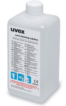 Picture of Uvex Cleaning Fluid 0.5L Bottle - [TU-9972100]