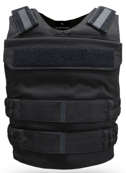 picture of VestGuard - Covert Tactical - Black Body Armour Outer Cover - VE-CTCARRIER-BL