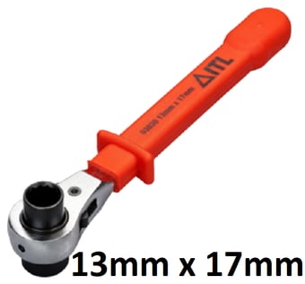 picture of ITL - Insulated Fixed Ratchet - 13mm x 17mm - [IT-03030]