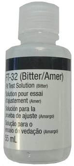 picture of 3M Respirator - FIT TEST SOLUTION BITTER/AMER - Single Bottle - 55mL Bottle - [3M-FT-32] - (NICE)