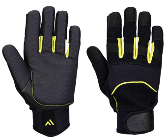 picture of Portwest  A791 Mechanics Anti-Vibration Glove Black - PW-A791K8R