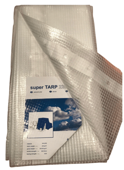Picture of Flexi Tarp Premium Reinforced Tarpaulin Clear 220gsm - 3m x 4m - [LTR-130101]