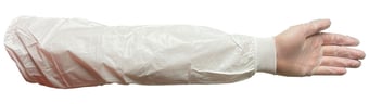 picture of Chemical Splash Disposable White Oversleeve Type PB (6 B) - With Cuff - Pair - [HXP-XY55-CF]